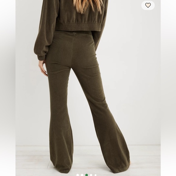 aerie Pants - Aerie Ribbed Flares